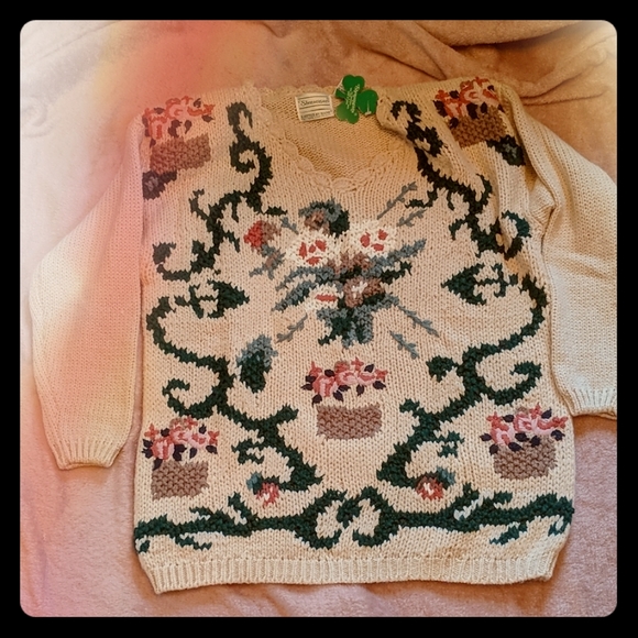 Shenanigans Sweaters - NWT Retro Shenanigans Sweater Handknit